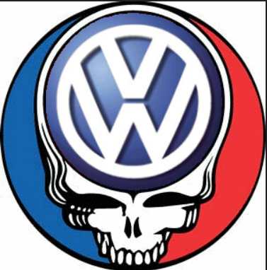 Grateful Dead VW Steal Your Face emblem